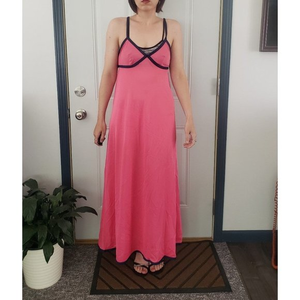 80s/90s Pink‎ and Blue Nightgown